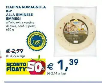 Emmegi Piadina Romagnola Igp Alla Riminese