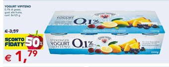 Esselunga Vipiteno Yogurt offerta
