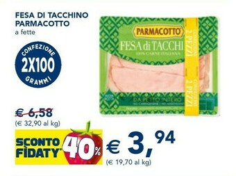 Esselunga Parmacotto Fesa Di Tacchino offerta