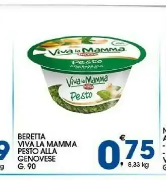 Sigma Beretta Viva La Mamma Pesto Alla Genovese 90 G offerta