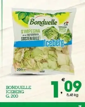 Sigma Bonduelle Iceberg 200 G offerta