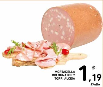 Spazio Conad Mortadella bologna igp 2 torri alcisa offerta