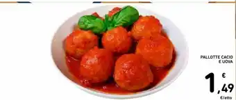 Spazio Conad Pallotte cacio e uova offerta