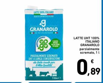 Spazio Conad Latte uht 100% italiano granarolo offerta