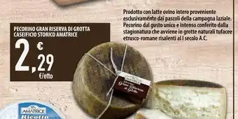 Pecorino gran riserva di grotta caseficio storico amatrice