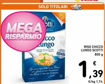 Spazio Conad Riso chicco lungo scotti offerta