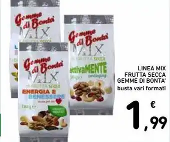 Linea mix frutta secca gemme di bontà