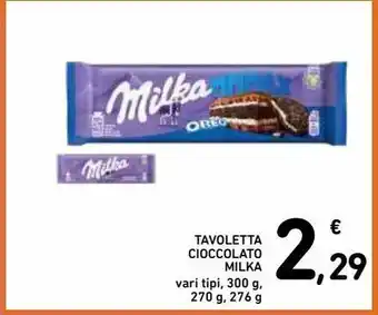 Spazio Conad Tavoletta cioccolato milka offerta
