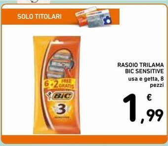 Spazio Conad Rasoio trilama bic sensitive offerta