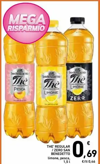 Spazio Conad The' regular/zero san benedetto offerta