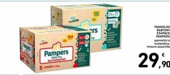 Spazio Conad Pannolini babydry esapack pampers offerta