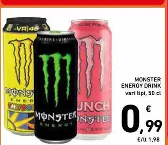 Spazio Conad Monster energy drink offerta