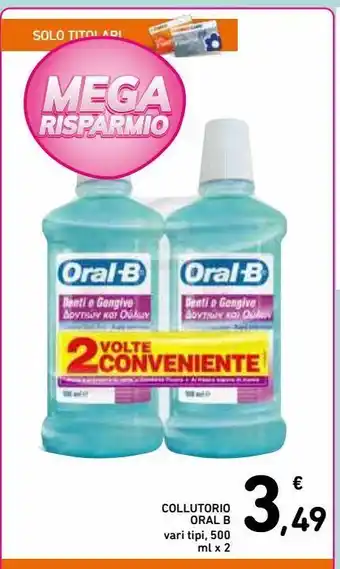 Spazio Conad Collutorio oral b offerta