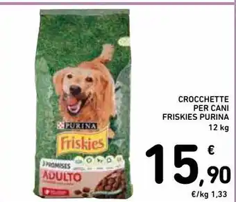 Spazio Conad Crocchette per cani friskies purina offerta