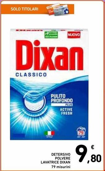 Spazio Conad Detersivo polvere lavatrice dixan offerta