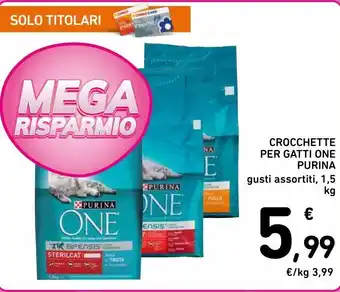 Spazio Conad Crochette per gatti one purina offerta
