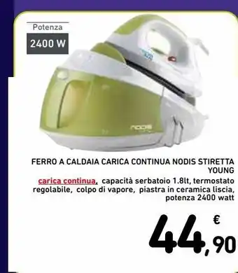Spazio Conad Ferro a caldaia carica continua nodis siretta young offerta