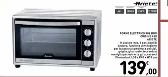 Spazio Conad Forno elettrico 986 bon cuisine 450 ariete offerta