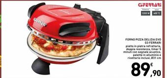 Forno pizza delizia evo g3 ferrari