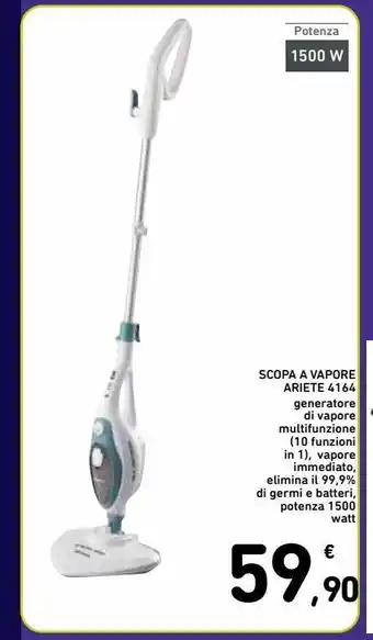 Spazio Conad Scopa a vapore ariete 4164 offerta