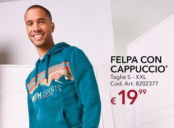 Felpa con cappuccio