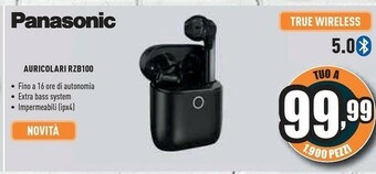 Unieuro Panasonic Auricolari RZB100 offerta