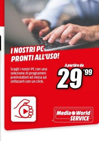 MediaWorld Media World Service offerta