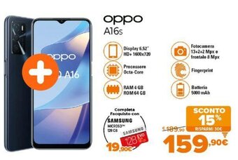 Expert oppo A16s offerta