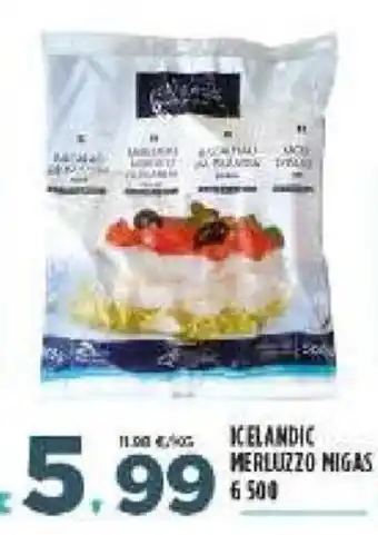 Deco Supermercati Icelandic Merluzzo Nigas 500 g offerta