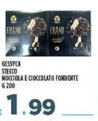 Deco Supermercati Gessyca Stecco Nocciola e Cioccolato Fondente 200 g offerta