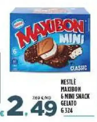 Deco Supermercati Nestlé Maxibon 6 Mini Snack gelato 324 g offerta