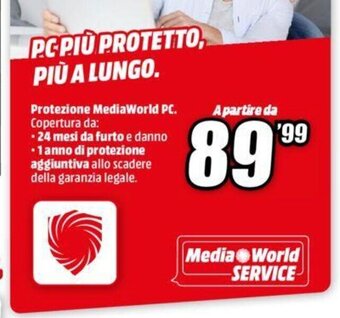MediaWorld Media World Service offerta
