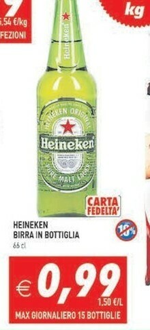 Gros Heineken Birra 66 cl offerta
