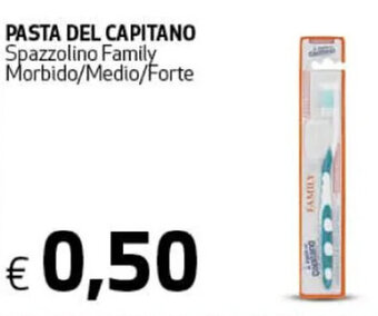 Pasta del Capitano Spazzolino Family Morbido/Medio/Forte