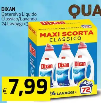 Ipercoop Dixan Detersivo Liquido Classico/Lavanda 24 lavaggii x3 offerta