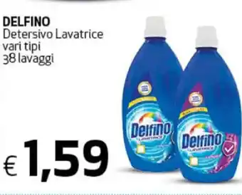 Ipercoop Delfino Detersivo Lavatrice 38 lavaggi offerta