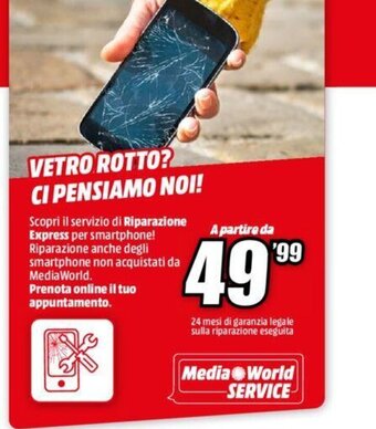 MediaWorld Media World Service offerta