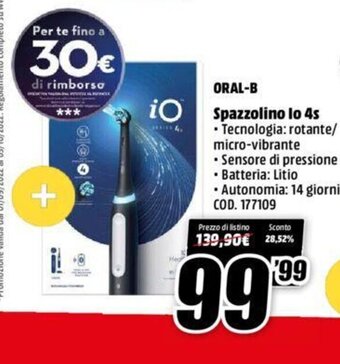 MediaWorld Oral-B Spazzolino lo 4s offerta