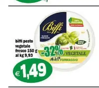 Gros Biffi Pesto 150 g offerta