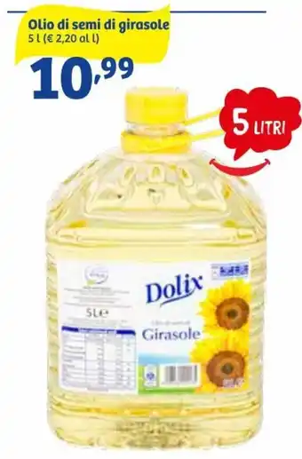 Dolix Olio di semi di girasole 5 l