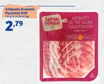 In'S Mercato Sapori Genuini Antipasto di salumi Piacentini DOP 110 g offerta