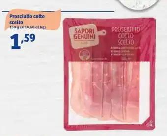In'S Mercato Sapori Genuini Prosciutto cotto scelto 150 g offerta