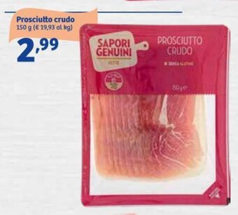 In'S Mercato Sapori Genuini Prosciutto crudo 150 g offerta
