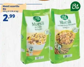 In'S Mercato Bio Muesli assortito 500 g offerta