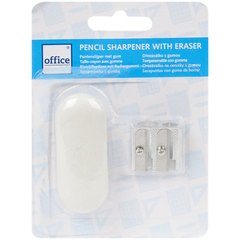Kit temperamatite con gomma office essentials