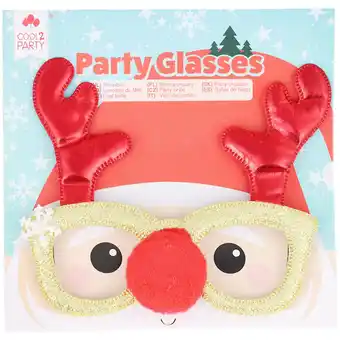Occhiali da festa natalizi
