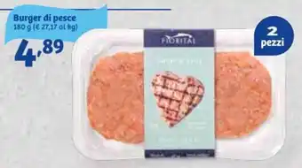 In'S Mercato Fiorital Burger di pesce 180 g offerta