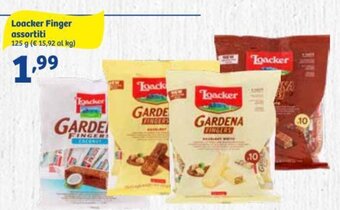 In'S Mercato Loacker Finger assortiti 125 g offerta