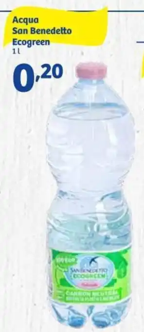 In'S Mercato San Benedetto Ecogreen Acqua 1 l offerta