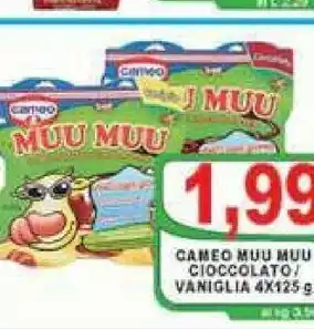 Gros Cameo Muu Muu Cioccolatp 4x125 g offerta